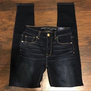 High rise AE skinny jeans